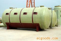 卧式玻璃钢贮罐