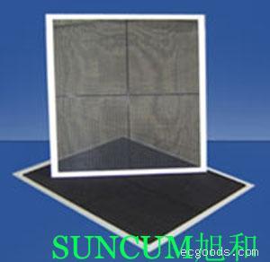 铝框板式可清洗尼龙网过滤器