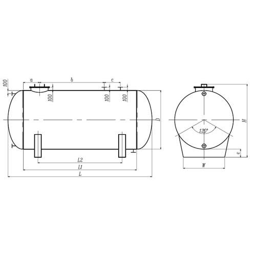 钢衬PE化工储罐