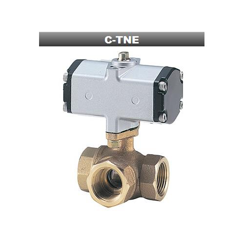 日本KITZ北泽C-TNE复作动球阀-C-1气动执行器