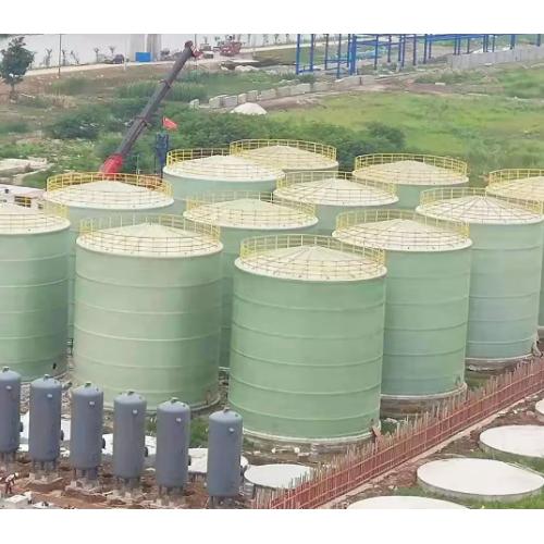 玻璃钢立式现场缠绕储罐